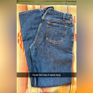 Cruel Girl boot cut size